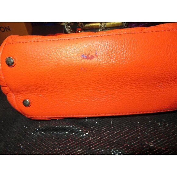 Kate Spade Gold Coast Maryanne Coral Quilted Leather Chain Strap Handbag *FLAW* - Picture 8 of 15